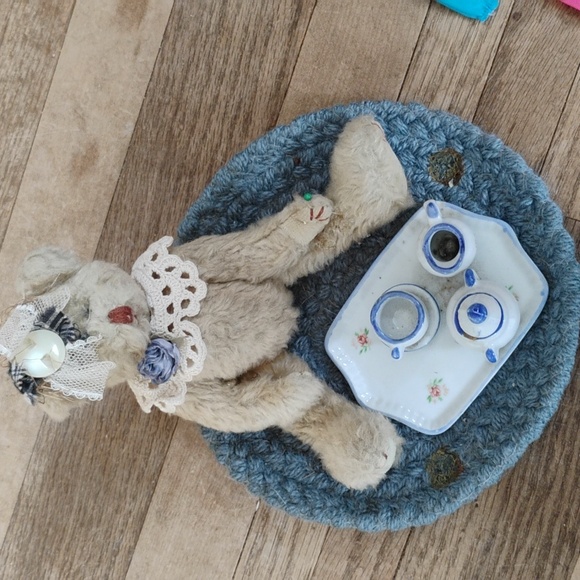 VINTAGE TEDDY ROUSSEAU  GANZ  Teddy Bear 🧸 PLUSH - Picture 15 of 16